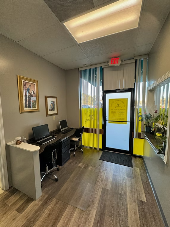 Reception at AA Academy Driving School