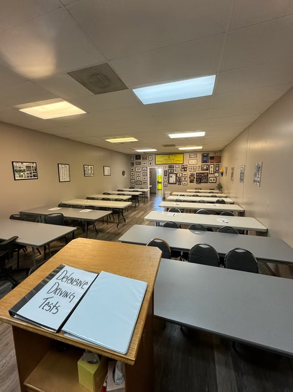 Classroom at AA Academy Driving School