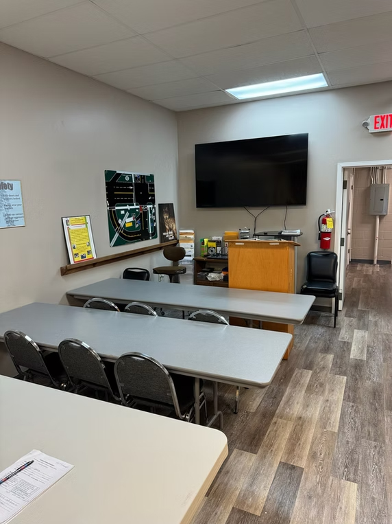 Instructor area at AA Academy Driving School